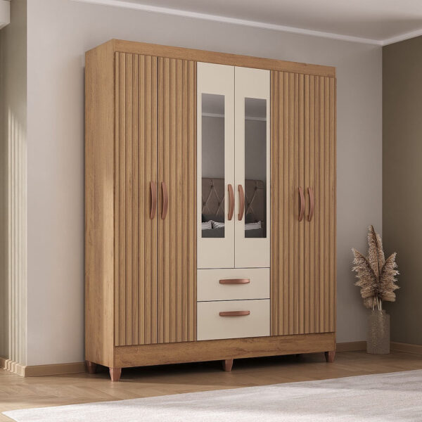 Guarda Roupa Real 6 Portas