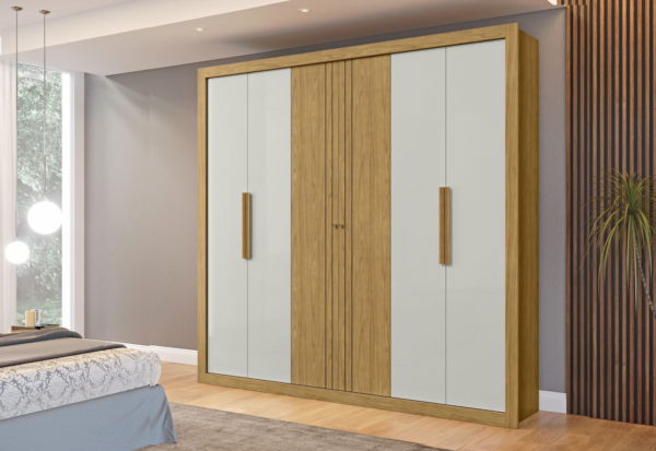 Guarda Roupa Montecarlo 100% MDF - Imagem 2